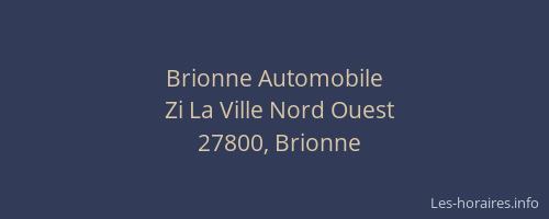 Brionne Automobile