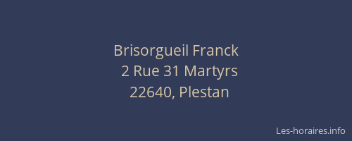 Brisorgueil Franck