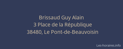 Brissaud Guy Alain