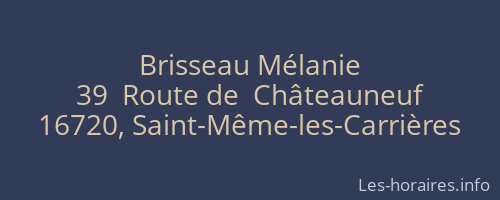 Brisseau Mélanie