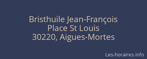 Bristhuile Jean-François