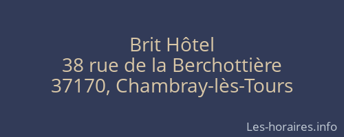 Brit Hôtel