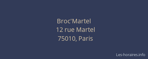 Broc'Martel