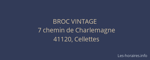 BROC VINTAGE