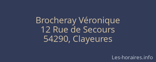 Brocheray Véronique