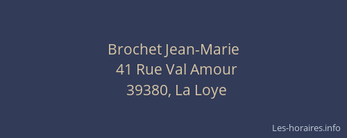 Brochet Jean-Marie