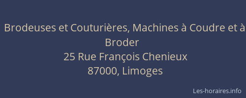 Brodeuses et Couturières, Machines à Coudre et à Broder