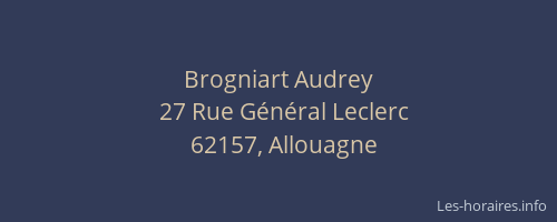 Brogniart Audrey