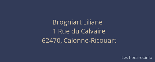 Brogniart Liliane