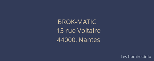 BROK-MATIC