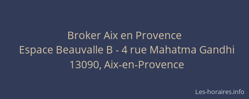 Broker Aix en Provence