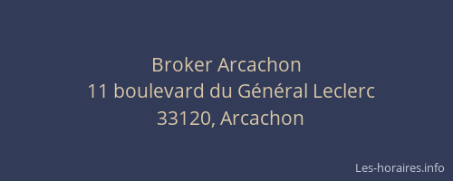 Broker Arcachon