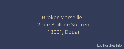 Broker Marseille