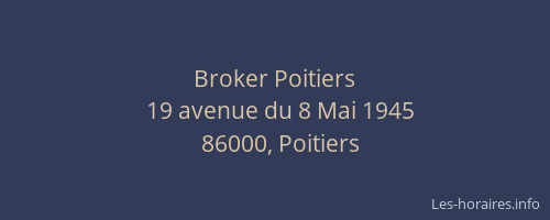 Broker Poitiers
