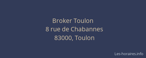 Broker Toulon