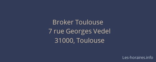 Broker Toulouse