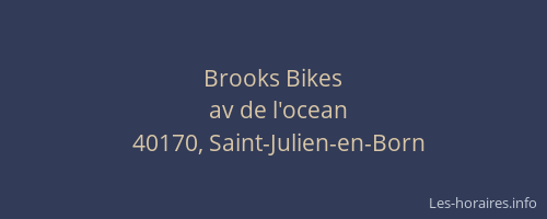 Brooks Bikes