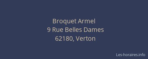 Broquet Armel