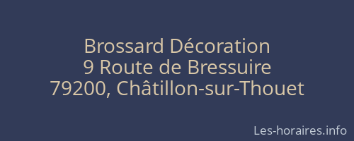 Brossard Décoration