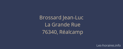 Brossard Jean-Luc