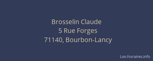 Brosselin Claude
