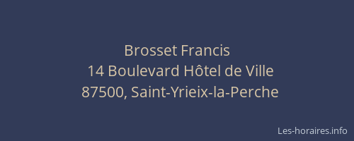 Brosset Francis