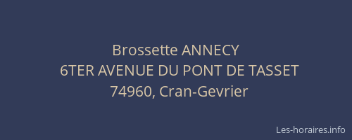 Brossette ANNECY