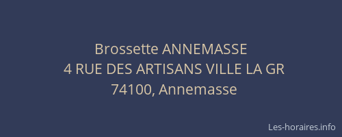 Brossette ANNEMASSE