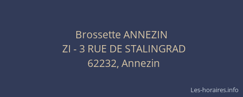 Brossette ANNEZIN