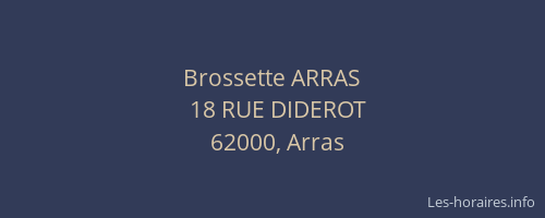 Brossette ARRAS