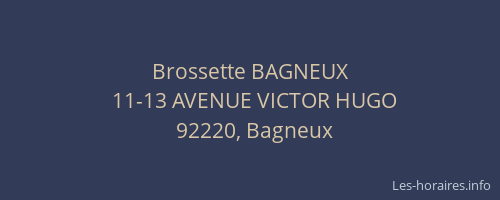 Brossette BAGNEUX