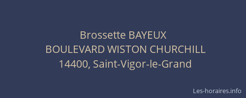 Brossette BAYEUX