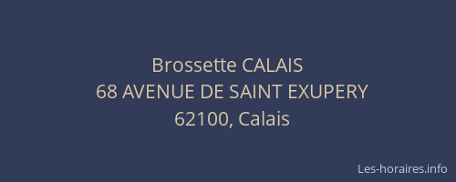 Brossette CALAIS