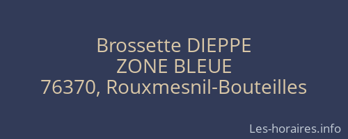 Brossette DIEPPE