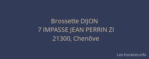 Brossette DIJON
