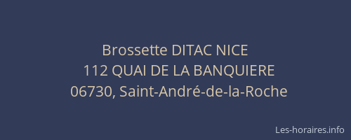 Brossette DITAC NICE