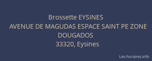 Brossette EYSINES