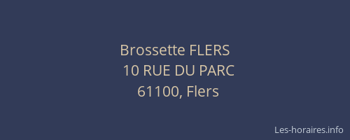 Brossette FLERS
