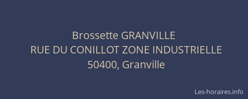 Brossette GRANVILLE