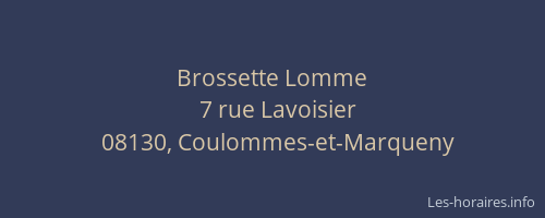 Brossette Lomme
