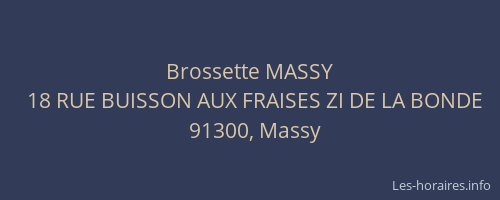Brossette MASSY
