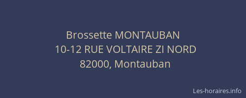 Brossette MONTAUBAN