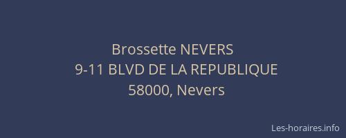 Brossette NEVERS