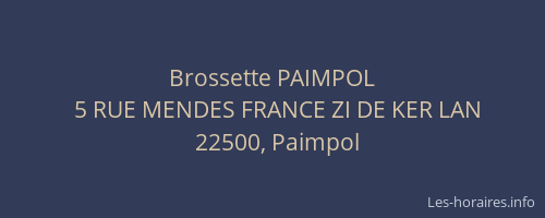 Brossette PAIMPOL