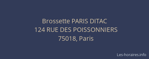 Brossette PARIS DITAC