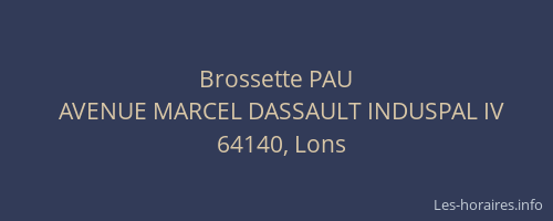Brossette PAU