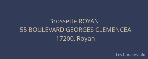Brossette ROYAN