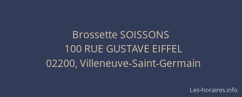 Brossette SOISSONS