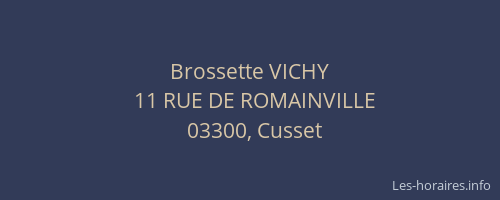 Brossette VICHY