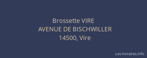 Brossette VIRE
